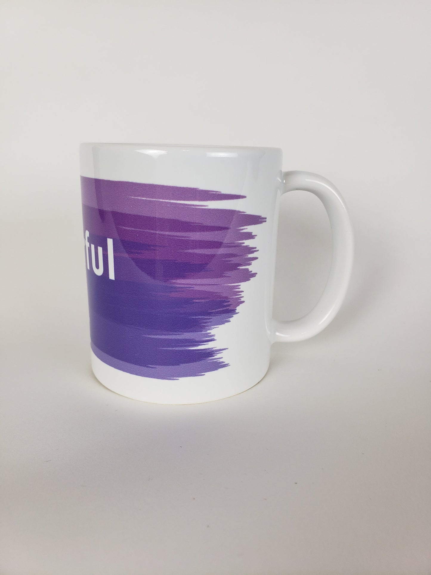 Ever Powerful In Christ Coffee Mug – Purple and Yellow
